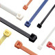 Panduit Cable Tie - White - 100 Pack - 40 lb Loop Tensile - Nylon 6.6 - TAA Compliance PLT1.5I-C10