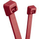 Panduit Cable Tie - Maroon - 1000 Pack - 18 lb Loop Tensile - Fluoropolymer - TAA Compliance PLT1M-M702Y