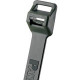 Panduit Cable Tie - Black - 250 lb Loop Tensile - Nylon 6.6 - TAA Compliance PLT6EH-C0