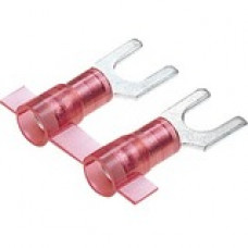 Panduit Terminal Connector - 3000 Pack - 1 x Barrel Plug - Tin - Red - TAA Compliance PMNF1-3F-3K