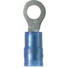 Panduit Terminal Connector - 100 Pack - 1 x Ring Terminal - Tin - Blue - TAA Compliance PMNF2-3R-C