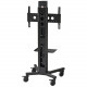 Video Furniture International VFI Mobile Display Stand - Up to 80" Screen Support - 220 lb Load Capacity - Flat Panel Display Type Supported30.9" Width - Floor Stand - Black PMS-FL