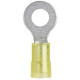 Panduit PN10-10R-D Ring Terminal - Yellow - 500 Pack - TAA Compliance PN10-10R-D