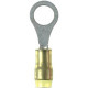 Panduit Terminal Connector - 1000 Pack - 1 x Ring Terminal - Tin - Yellow - TAA Compliance PN22-6R-M