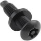 Chief 50 Pc. Security Rack Screws - 10 - 0.75" - Steel - Black - 50 Piece PNTX-50