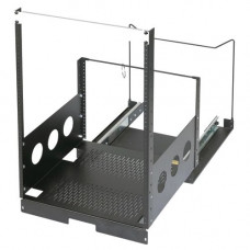 Chief 24U Pull-Out Rack - 24U Wide - Black - 300 lb x Maximum Weight Capacity POTR-24