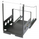 Chief POTR-series POTR-8 Pull-Out Rack Frame - 8U Wide - Black - Steel, Aluminum - 300 lb x Maximum Weight Capacity POTR-8