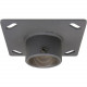 Premier Mounts 6" x 6" Ceiling Mounting Plate with 2" Coupling - Black PP-6