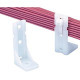 Panduit Cable Tie Mount - Natural - 100 Pack - Nylon 6.6 - TAA Compliance PP2S-S10-C