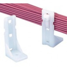Panduit Cable Tie Mount - Natural - 100 Pack - Nylon 6.6 - TAA Compliance PP2S-S12-C