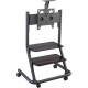 Chief PPCKU Presenters Cart Kit - 200 lb Load Capacity - 2 x Shelf(ves) - 29.8" Width - Steel, Acrylic - Black, Smoke - TAA Compliance PPCKU