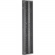Panduit PR2VD0696 Dual Sided Manager - Black - 1 Pack - 52U Rack Height - Acrylonitrile Butadiene Styrene (ABS), Steel - TAA Compliance PR2VD0696