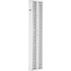 Panduit Cable Manager - White - Steel, Acrylonitrile Butadiene Styrene (ABS) - TAA Compliance PR2VD08WH