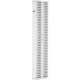 Panduit Cable Manager - White - Steel, Acrylonitrile Butadiene Styrene (ABS) - TAA Compliance PR2VD08WH