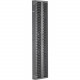 Panduit PR2VD0896 Dual Sided Manager - Black - 1 Pack - 52U Rack Height - Acrylonitrile Butadiene Styrene (ABS), Steel - TAA Compliance PR2VD0896