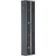 Panduit PR2VD1096 Dual Sided Manager - Black - 1 Pack - 52U Rack Height - Acrylonitrile Butadiene Styrene (ABS), Steel - TAA Compliance PR2VD1096