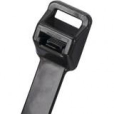 Panduit Pan-Ty PRT6EH-C0 Cable Tie - Black - 100 Pack - 250 lb Loop Tensile - Nylon 6.6 - TAA Compliance PRT6EH-C0