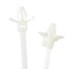 PANDUIT Pan-Ty Releasable Wing Push Mount Cable Tie - Natural - 500 Pack - TAA Compliance PRWP1S-D