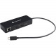 Toshiba Dynabook USB-C to HDMI/VGA Travel Adapter - for Monitor - USB Type C - 3840 x 2160, 1920 x 1200 - 1 x USB 3.0 - USB Type-C - Network (RJ-45) - HDMI - VGA - Wired - Gigabit Ethernet PS0001UA1PRP