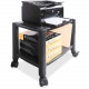 Kantek Mobile 2-Shelf Printer/Fax Stand - 75 lb Load Capacity - 2 x Shelf(ves) - 20" Height x 14" Width x 13.3" Depth - Floor - Black - TAA Compliance PS610