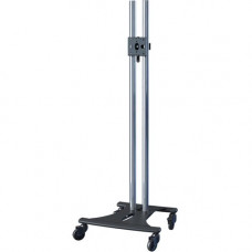 Premier Mounts PSD-EB72C Elliptical Floor Stand - Up to 160lb - Up to 72" Plasma Display - Dark Gray, Chrome PSD-EB72C