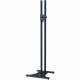 Premier Mounts Elliptical Floor Stand with 84 in. Black Poles - 200 lb Load Capacity - Plasma Display Type Supported - Floor Stand - Black PSD-EB84B