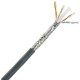 Panduit PanNet Cat.6 SF/UTP Network Cable - 1640 ft Category 6 Network Cable for Network Device - Bare Wire - Bare Wire - Shielding - Dark Gray - 1 Pack - TAA Compliance PSFL6004DG-KD
