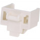 Panduit PSL-DCJB-IW Faceplate Module - 1 x Total Number of Socket(s) - International White - Plastic, Polycarbonate - TAA Compliance PSL-DCJB-IW