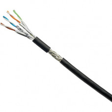 Panduit Copper Cable - 1640.42 ft Category 7 Network Cable for Network Device, Patch Panel - Bare Wire - Bare Wire - 10 Gbit/s - Shielding - LSZH - 22 AWG - Black - 1 - TAA Compliance PSMD7004BL-LED