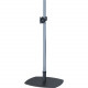 Premier Mounts PSP Series Single-Pole Floor Stand - Chrome, Black - Floor-mountable PSP-60