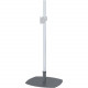 Premier Mounts Low-Profile Single Pole Floor Stand with VPM VESA Mount - 100 lb Weight Capacity0.3" Height - Black PSPBASE