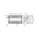 Havis PRISONER TRANSP INSERT 15-21 FORD TRANS - TAA Compliance PT-F06-80-1