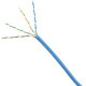 Panduit Cat.6 UTP Patch Network Cable - 1000 ft Category 6 Network Cable - Bare Wire - Bare Wire - Patch Cable - Blue - 100 Pack - TAA Compliance PUP6C04BU-ULP
