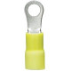 Panduit Terminal Connector - 50 Pack - 1 x Ring Terminal - Tin - Yellow - TAA Compliance PV10-8RX-L