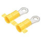 Panduit Terminal Connector - 2000 Pack - 1 x Ring Terminal - Tin - Yellow - TAA Compliance PV12-38HDRB-2K