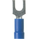 Panduit Terminal Connector - 100 Pack - 1 x Fork Terminal - Tin - TAA Compliance PV14-8F-C