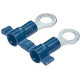 Panduit Terminal Connector - 3000 Pack - 1 x Ring Terminal - Tin - Blue - TAA Compliance PV14-6RB-3K