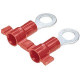 Panduit Terminal Connector - 3000 Pack - 1 x Ring Terminal - Tin - Red - TAA Compliance PV18-10RB-3K
