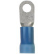 Panduit Terminal Connector - 200 Pack - 1 x Ring Terminal - Tin - Blue - TAA Compliance PV6-8R-T