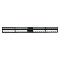 Panduit PVQ-MIQPU24 24-Port Blank Patch Panel - 24 - 24 Port(s) - 24 x RJ-11 - TAA Compliance PVQ-MIQPU24