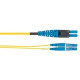 Panduit PanView iQ Fiber Optic Duplex Network Cable - 32.81 ft Fiber Optic Network Cable for Network Device - First End: 2 x LC Male Network - Second End: 2 x LC Male Network - Patch Cable - Yellow - 1 Pack - TAA Compliance PVQ9LE10LQM10.0