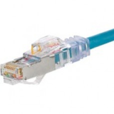 Panduit PanView iQ Cat.6a S/FTP Network Cable - 16.40 ft Category 6a Network Cable for Network Device - First End: 1 x RJ-45 Male Network - Second End: 1 x RJ-45 Male Network - 1.25 GB/s - Patch Cable - Blue - 1 Pack - TAA Compliance PVSTP6X5MBBU