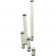 Premier Mounts PWH-36W Mounting Pipe for Cable - White - TAA Compliant - 500 lb Load Capacity PWH-36W