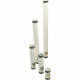 Premier Mounts PWH-36W Mounting Pipe for Cable - White - TAA Compliant - 500 lb Load Capacity PWH-36W