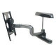 Chief PWR2536B Flat Panel Swing Arm Wall Mount - 125 lb - Black PWR2536B