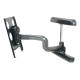 Chief PWR2128B Mounting Arm for Flat Panel Display - 55" Screen Support - 125 lb Load Capacity - Black PWR2128B