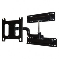 Milestone Av Technologies Chief Reaction Single Swing Arm PWRSKUB - Mounting kit (wall mount, swing arm) - for flat panel - steel - black - wall-mountable - TAA Compliance PWRSKUB