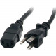 Startech.Com 6 ft 14 AWG Computer Power Cord - NEMA5-15P to C13 - 6ft - NEMA 5-15P - IEC 60320 C13 - Black - RoHS Compliance PXT101146