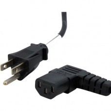 Startech.Com 6 ft Standard Computer Power Cord - NEMA 5-15P to Right Angle C13 - 125V AC - 10A - 6ft - RoHS Compliance PXT101L