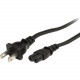 Startech.Com 6 ft Standard Laptop Power Cord - NEMA 1-15P to C7 - 6ft PXT101NB